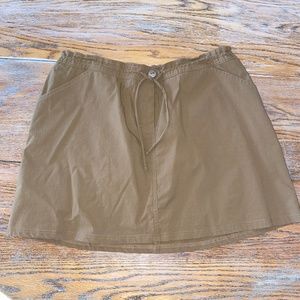 HIP UP polyamide stretch adj waist skirt